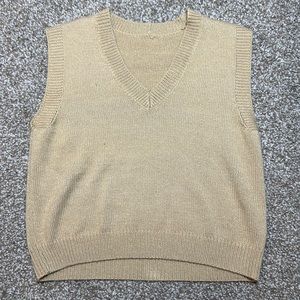 Beige Sweater vest